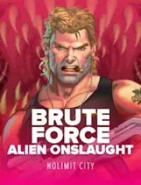 brute force alien onslaught slot logo