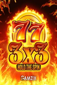 3x3 hold the spin - logo